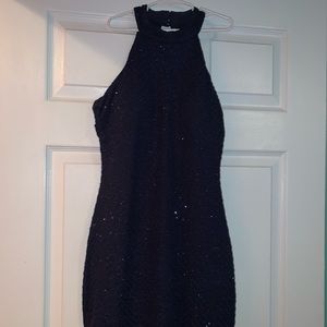 Fancy Navy Sparkly Dress